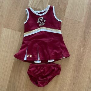 Boston College Under Armour toddler cheerleading outfit size 18 months